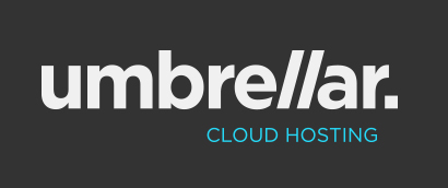 umbrellar logo black background